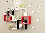 ALUP- シンプルなモダンウッドベースパネルフローティングシェルフ/壁棚/プラントスタンド/本棚、クリエイティブベッドルームリビングルームコリドール壁掛けバックドロップデコレーションラック壁フレーム