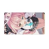 マウスパッド 大型 ゲーミングマウスパッド 小鳥遊ホシノ ブルーアーカイブ プレイマット ゴム底 耐洗い表面 耐久性良い キーボードパッド オフィス 周辺機器 デスクパッド パソコンマット 滑り止めゴム底 快適 プレンセント 40X75cm
