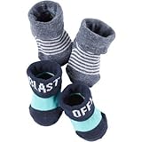 Carter's(カーターズ) 2パックブーティーズ カラー 小物くつ下・タイツ 0～3ヶ月【並行輸入】