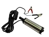 12V 小型 水中 ポンプ 12L/min ステンレス ケーブル 3m スイッチ 式 バッテリー 給水 給油 簡単