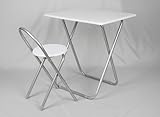フォールディングテーブルセット（ホワイト）