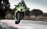 オートバイZX - 10r 2011 01 – 12 x 18メタルアルミ壁アート