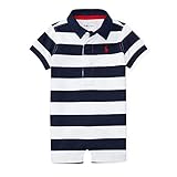 ラルフローレンの子供服　POLO　RALPHLAUREN　ベビー　カバーオール　ロンパース　男の子　７０ｃｍ [並行輸入品]