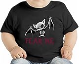 Fear Me Vampire Bat オーガニックベビーTシャツ 12 - 18 Months