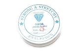 シリコンゴム ブレスレット用 ゴム紐 0.4mm/0.6mm/0.8mm/1mmサイズ 通しワイヤー & 解説書付き♪ (0.6mm)