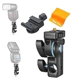 GODOX AD-E2 フラッシュブラケット,コールドシュー付き,GODOX AD200 AD200Pro AD300Pro およびその他のフラッシュ、撮影ライト、撮影傘、スタジオライトと互換性があります