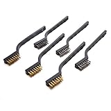 eBoot Mini Wire Brush Set for Cleaning Welding Slag and Rust 6 Pack Stainless Steel and Brass [並行輸入品