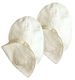 国産無漂白ネル折りたたみ母乳パッド・柔らか無漂白ネル（2組入り）