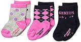 OshKosh B ' goshベビー女子Infant f14 – 3pk Geniusソックス