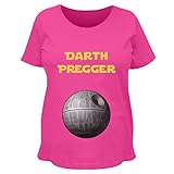 カスタマイズされたGirl Death Starマタニティ:マタニティコットンTシャツ US サイズ: M カラー: ピンク