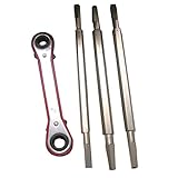 LASCO 13-2111 Metal Seat Removal Set, 3 Removal Tools, Plus Ratchet [並行輸入品]