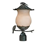 Acclaim 7567BC/CH Avian Collection 2-Light Post Mount Outdoor Light Fixture, Black Coral [並行輸入品]