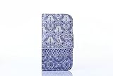 Galaxy S3 ケース [強化ガラスフィルムを無料で贈ります], OMATENTI Smasung Galaxy S3 高級PUレザー ケース 手帳型 保護ケース カード収納ホルダー付き 横置きス
