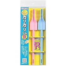 Amazon.co.jp: カリカリくんR ブルー・ピンク 1本ずつ ハンディ種まき