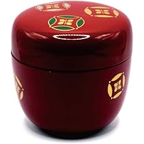 ⑤茶道具の棗としても★可憐な花のポット★新品 ⑤茶道具の棗としても☆可憐な花のポット☆新品 ⑤茶道具の棗