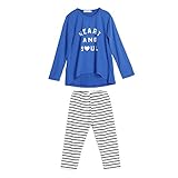 Cutelove　長袖Tシャツ+ズボン2点セット　女の子　赤ちゃん　春　秋　コットン　ストライプ 可愛い