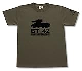 [ギガント] BT-42 突撃砲 Tシャツ オリーブ Mサイズ