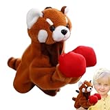 子供用手袋人形 | 触れ合い ぬいぐるみおもちゃ - 伸縮腕付き 就寝時のお供 ボクシングごっこ パーティー ストーリーテリング 役割遊び用 3歳以上対象