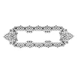 High Quality Heirloom 14-Inch by 33-Inch Runner, White