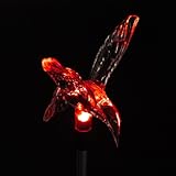 ガーデン装飾Flybird 7色ソーラー電源鳥Stakeライト