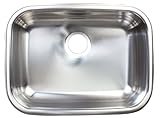 Kindred FSUG800-20BX Single-Bowl Under Mount Kitchen Sink, Stainless Steel by FrankeUSA