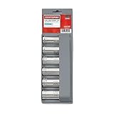 Craftsman 6 pc. Metric Easy to Read Socket Accessory Set, 12 pt. Deep, 1/2 in. Drive 9-34581 by Craf