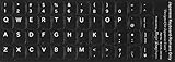 ラベルマジック 日本語キーボード用ラベル(黒地) 【ローマ字のみタイプ】 MLE-KL-JP-B2