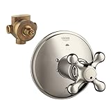 Grohe k19222 – 29712r-be0 Geneva切替弁バルブキット、ポリッシュニッケル