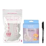 Sealed母乳ストレージバッグ緩める冷凍庫ストレージコンテナバッグLeak Proof with 1ペン30ピース200 ml