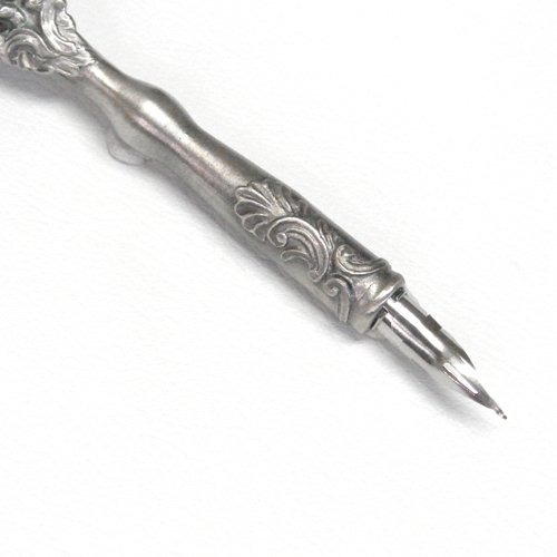 DALLAITIダライッティ エンジェル羽根ペン【ボルドー】 ペン立て付