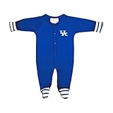NCAAケンタッキーWildcats幼児ストライプFootedクリーパー、12、ロイヤル