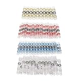 B Blesiya 高品質　熱収縮はんだスリーブ　ブルー 　赤　 ホワイト 　イエロー　防水　約100個