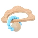 IPOTCH 全9種類 木製玩具　歯がためリング　木リング　かわいい - 雲