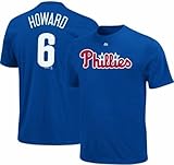 ライアン・ハワード# 6 Philadelphia PhilliesマジェスティックPlayer Tシャツビッグサイズ