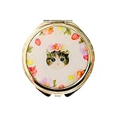 ねこのてカンパニー とことこサーカス(TOKOTOKO CIRCUS) アクセサリーケース「fleurs&chats」まめこ w62×h66×d19 mm