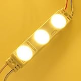 LEDwholesalers UL 16.4-Feet String of 25 Water-Resistant LED Modules, Each with 3xSMD2835, 12-Volt, 