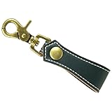 SK11 レザーキーホルダー グリーン 140×30mm LK0401GR