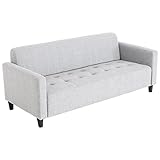 UNE BONNE(ウネボネ) 北欧 モダン 布製 2人掛け リクライニング　ふわふわオシャレ ファブリックソファ FABRIC_GRAY