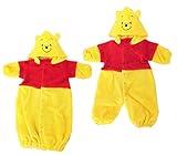Disney ディズニー ベビー服 くまのプーさん なりきり お着がえらくらくドレス＆カバーオール　50-70cm