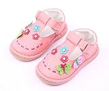 Exdreamベビーキッズ用ガールズ幼児用Faux Leather Mary Jane Flats靴 カラー: ピンク