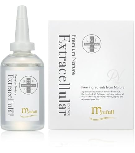 EGF美容液×2■ミューフル　myufull Amazon.co.jp: EGF配合美容液 エクストラエッセンス2個セット