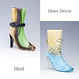 ガラスデコ ヒール 花瓶 【002 Brown / Green 】