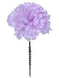 100 Carnations 5 Lavander Artificial Silk Flower Pick - Multiple Colors Available by Larksilk