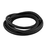 uxcell コルゲートチューブ ホース プラスチック プラスチックケーシング コンジットチューブ 1個入り