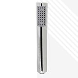 Single Mode Universal 'microphone Stick' Shower Handset In Chrome For Bathrooms
