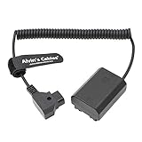 Alvin's Cables Sony A7III A7RIII A7SIII A9 カメラ 用の NP FZ100 ダミー 電池 to D tap コイル状 電源 ケーブル