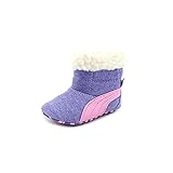 (プーマ) Puma Baby Boots Fur ベビー 米国 4 パープル 冬のブーツ [並行輸入品]