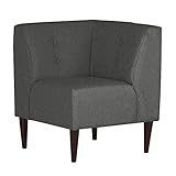 arne ダイニングチェア ソファー L字 カウチソファー コーナーソファー 日本製 完成品 LUNCH コーナー ダークブラウン脚 ファブリック グレー