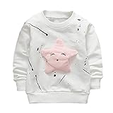 MIOIM ベビー服 子供服 秋 冬 長袖 男の子 女の子 ブラウス かわい 無地 五芒星 カートゥーン シャツ キッズ 兄妹揃い トップス