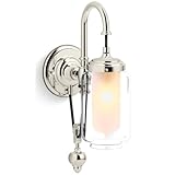 Kohler k-72581アーティファクトシングルライト4 – 1 / 8 "ワイドバスルームSconce Adjustabl、 K-72581-SN